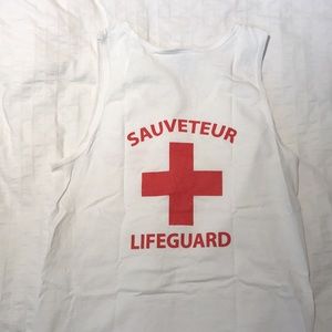 Lifeguard White Camisole Small